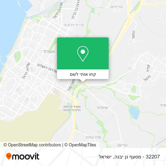 מפת 32207 - מסעף גן יבנה