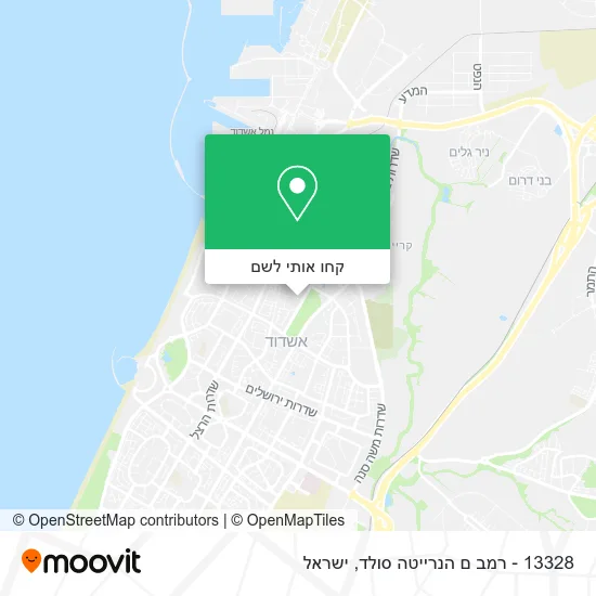מפת 13328 - רמב ם הנרייטה סולד