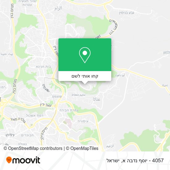 מפת 4057 - יוסף נדבה א
