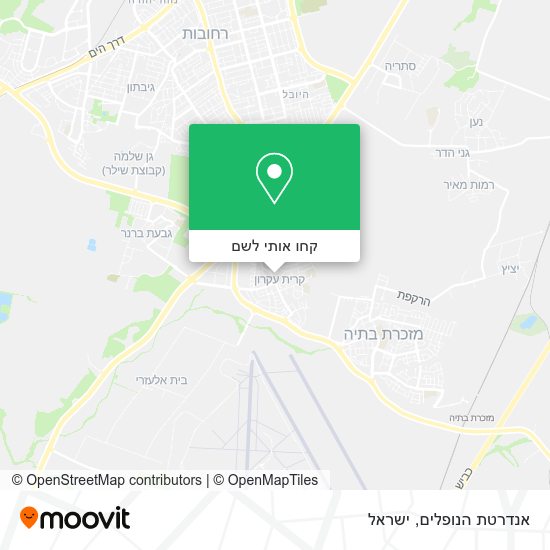 מפת אנדרטת הנופלים