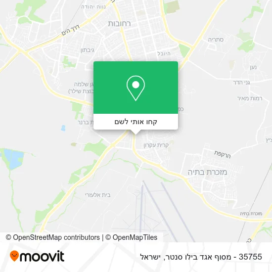 מפת 35755 - מסוף אגד בילו סנטר