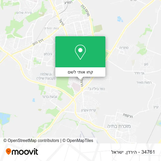 מפת 34761 - הירדן