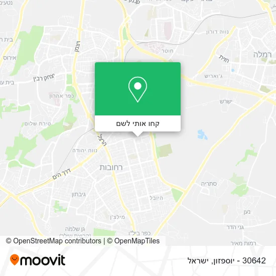 מפת 30642 - יוספזון