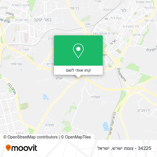 מפת 34225 - צומת ישרש