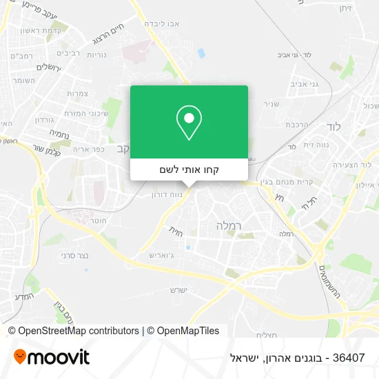 מפת 36407 - בוגנים אהרון