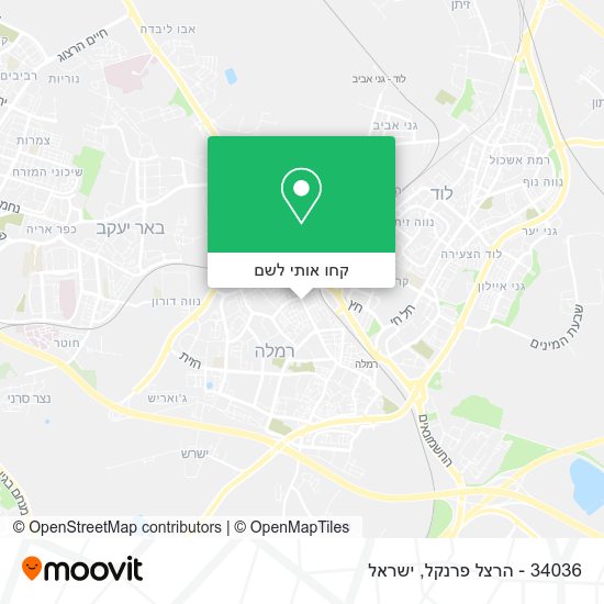 מפת 34036 - הרצל פרנקל