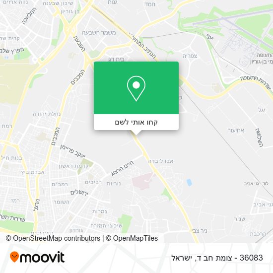 מפת 36083 - צומת חב ד