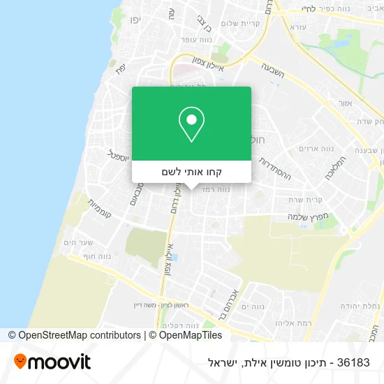 מפת 36183 - תיכון טומשין אילת