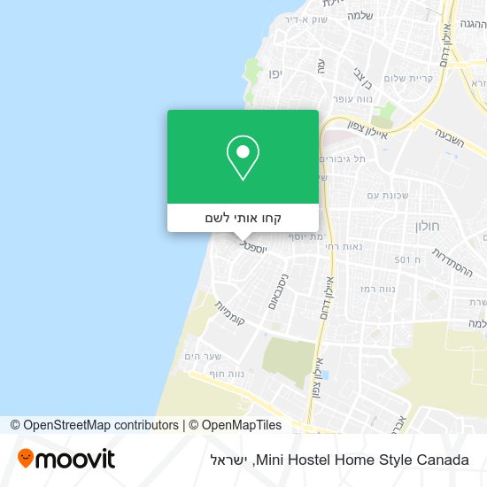 מפת Mini Hostel Home Style Canada