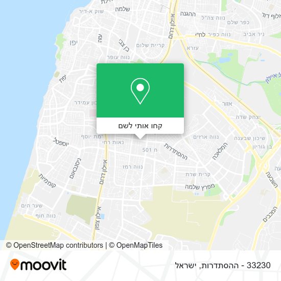 מפת 33230 - ההסתדרות