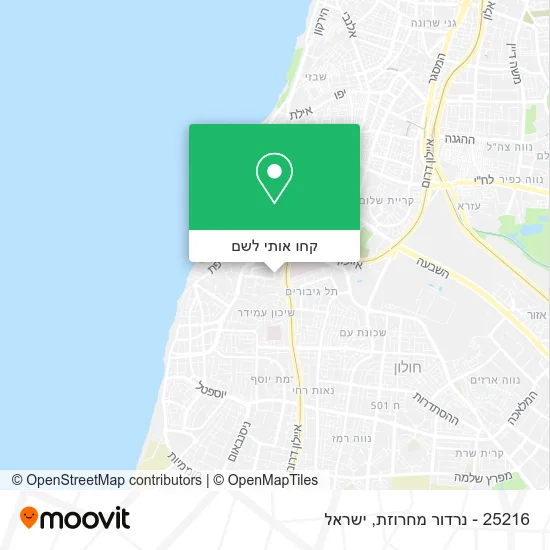 מפת 25216 - נרדור מחרוזת