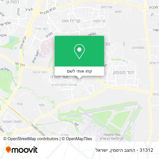 מפת 31312 - החצב היסמין