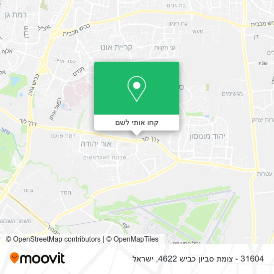 מפת 31604 - צומת סביון כביש 4622
