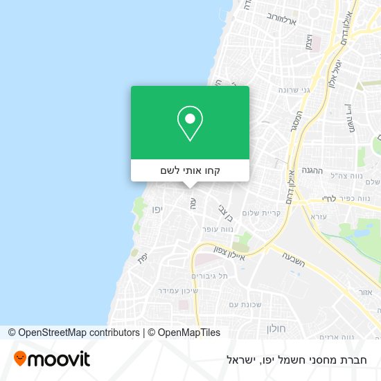 מפת חברת מחסני חשמל יפו