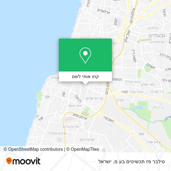 מפת סילבר פז תכשיטים בע מ