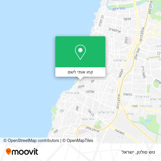 מפת טש סולטן