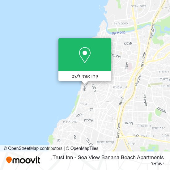 מפת Trust Inn - Sea View Banana Beach Apartments