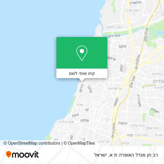 מפת רב חן מגדל האופרה ת א