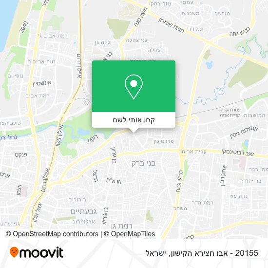 מפת 20155 - אבו חצירא הקישון