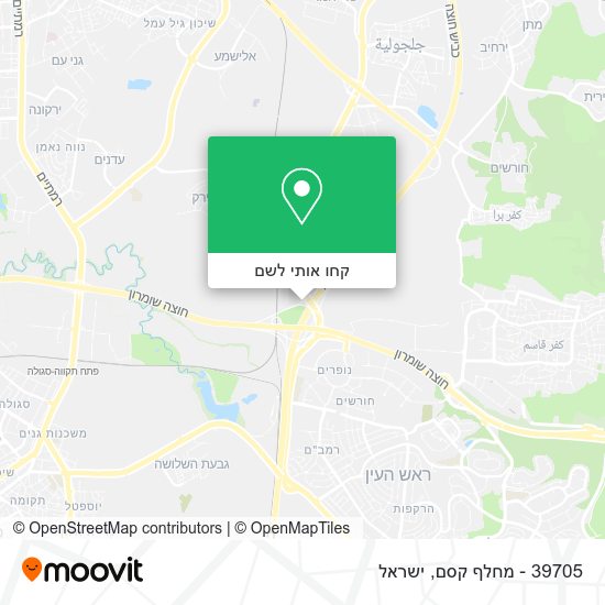 מפת 39705 - מחלף קסם