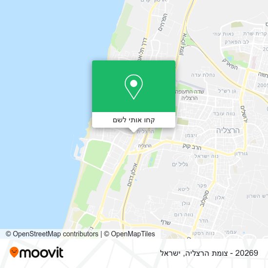 מפת 20269 - צומת הרצליה