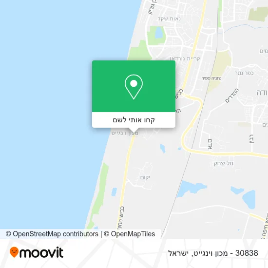 מפת 30838 - מכון וינגייט