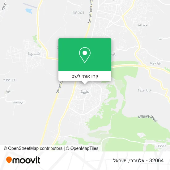מפת 32064 - אלטברי
