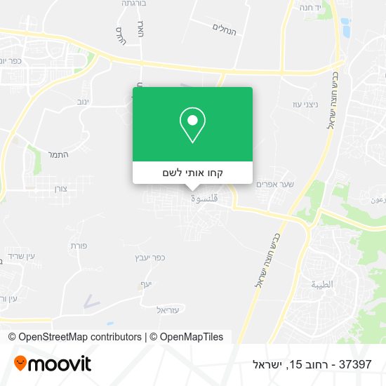 מפת 37397 - רחוב 15