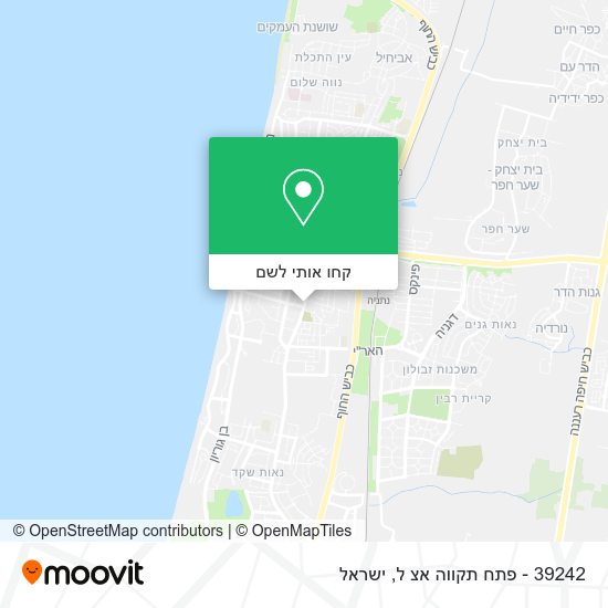 מפת 39242 - פתח תקווה אצ ל