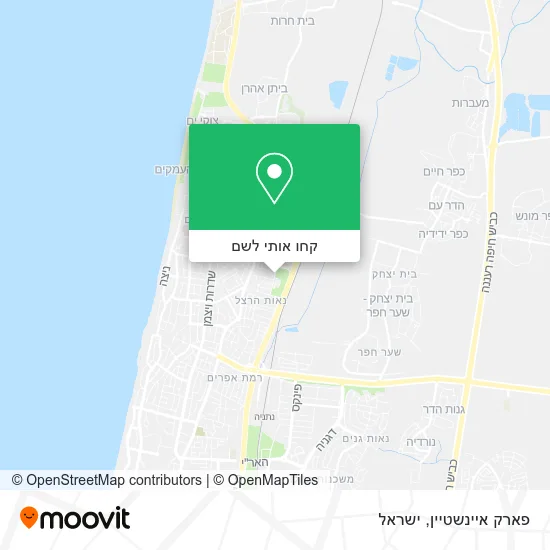 מפת פארק איינשטיין