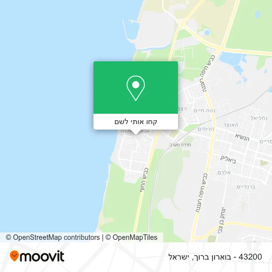 מפת 43200 - בוארון ברוך