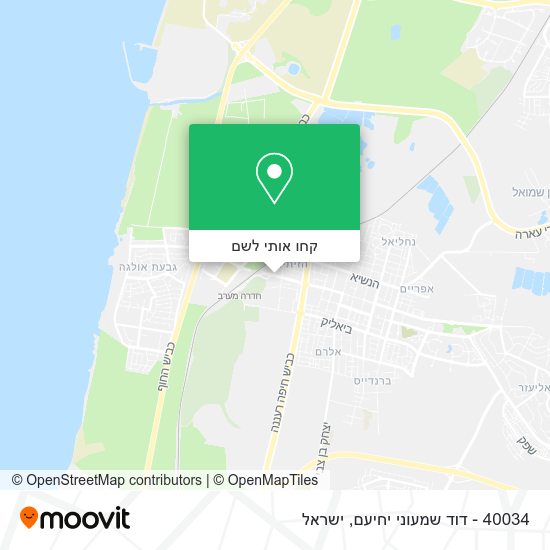 מפת 40034 - דוד שמעוני יחיעם