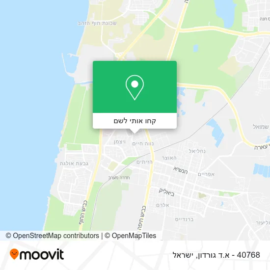 מפת 40768 - א.ד גורדון