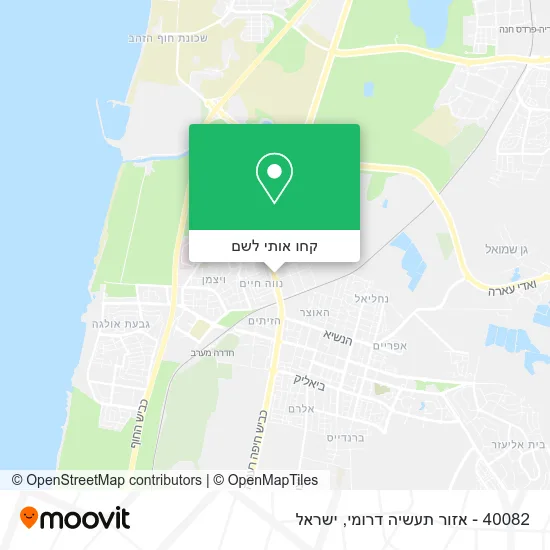 מפת 40082 - אזור תעשיה דרומי