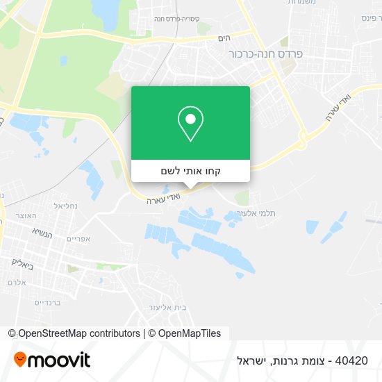 מפת 40420 - צומת גרנות