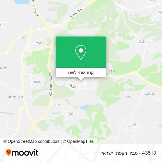 מפת 43513 - סביון רקפת