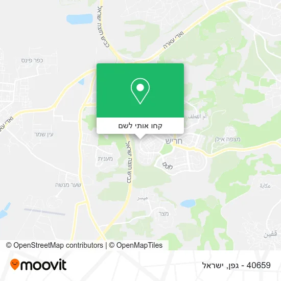 מפת 40659 - גפן