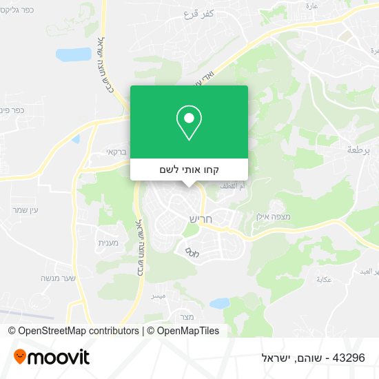מפת 43296 - שוהם
