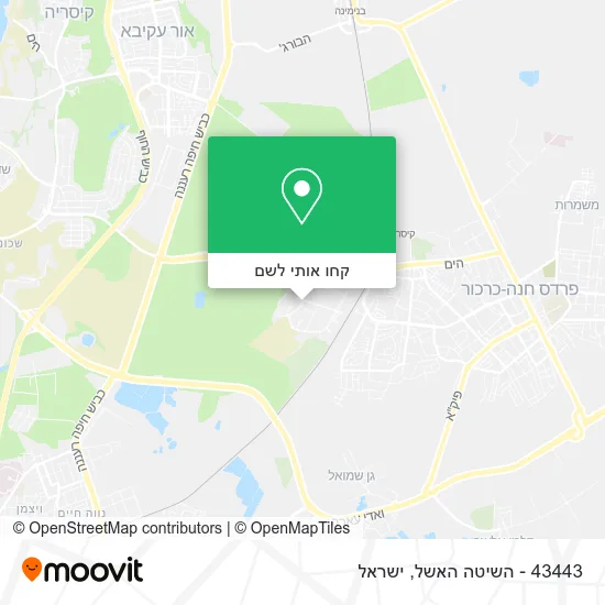מפת 43443 - השיטה האשל