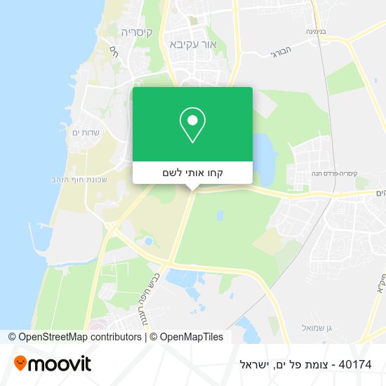 מפת 40174 - צומת פל ים