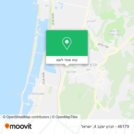 מפת 46179 - זכרון יעקב 4