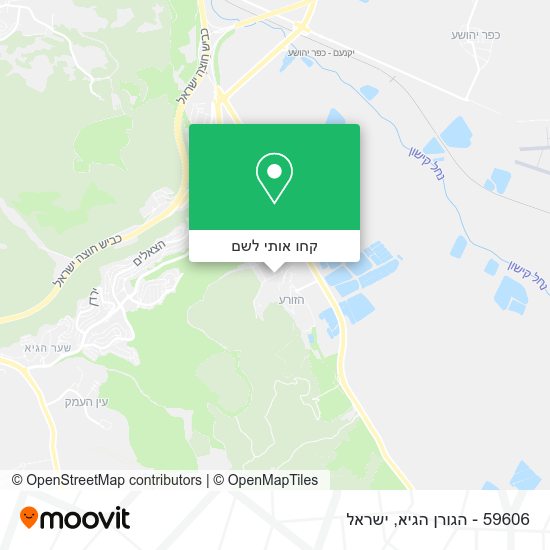 מפת 59606 - הגורן הגיא