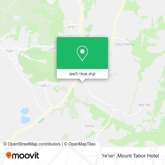 מפת Mount Tabor Hotel