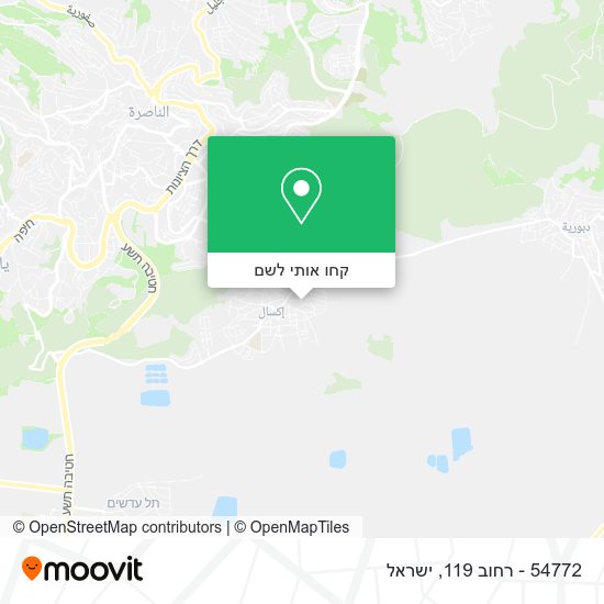 מפת 54772 - רחוב 119