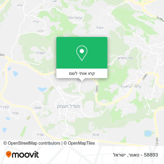 מפת 58893 - טאוור