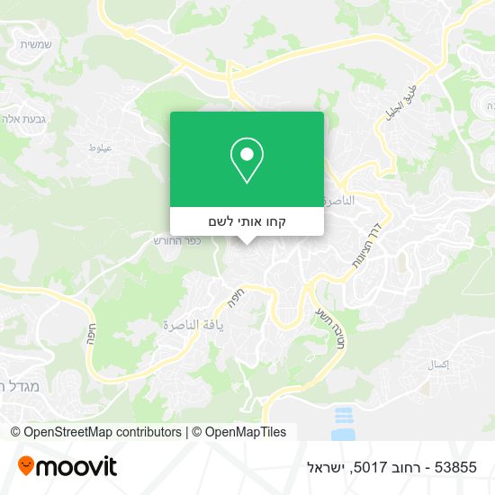 מפת 53855 - רחוב 5017