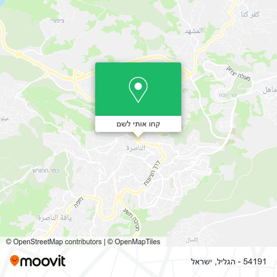 מפת 54191 - הגליל