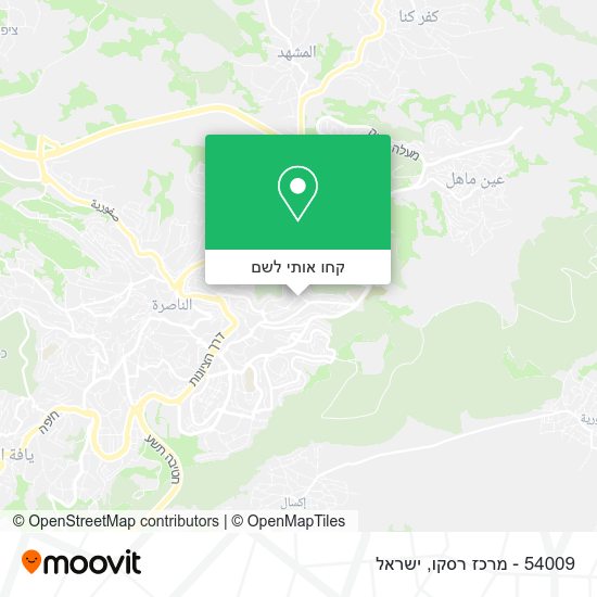 מפת 54009 - מרכז רסקו