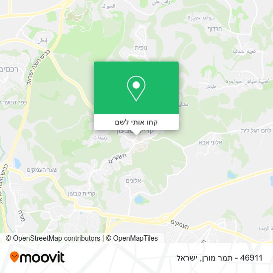 מפת 46911 - תמר מורן