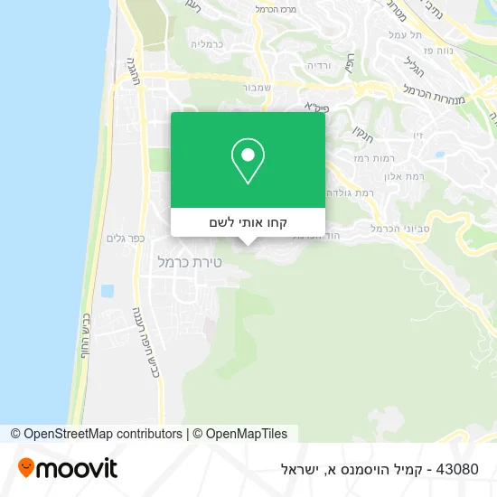 מפת 43080 - קמיל הויסמנס א